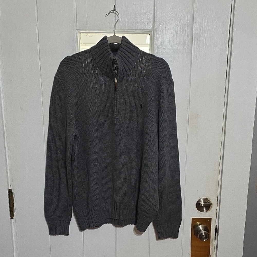 Polo by Ralph Lauren Gray Turtleneck Sweater